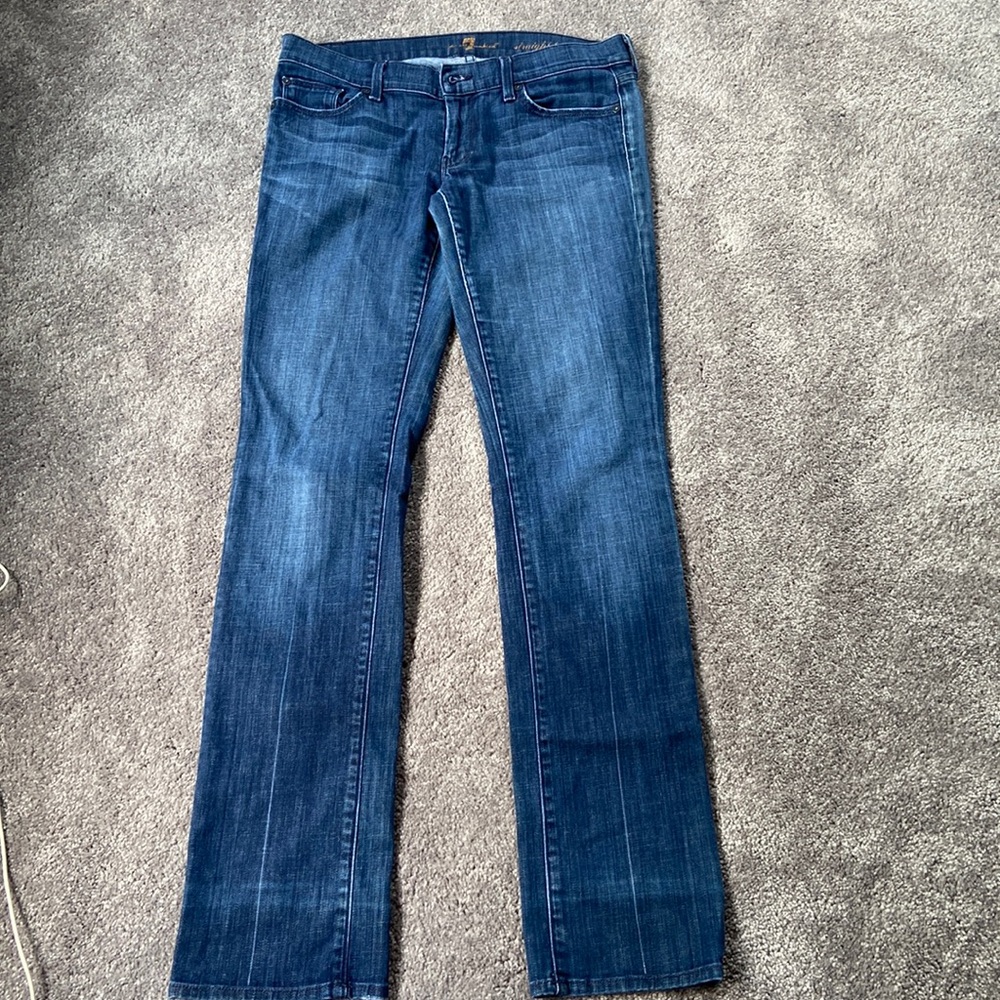 7 For All Mankind straight leg jeans